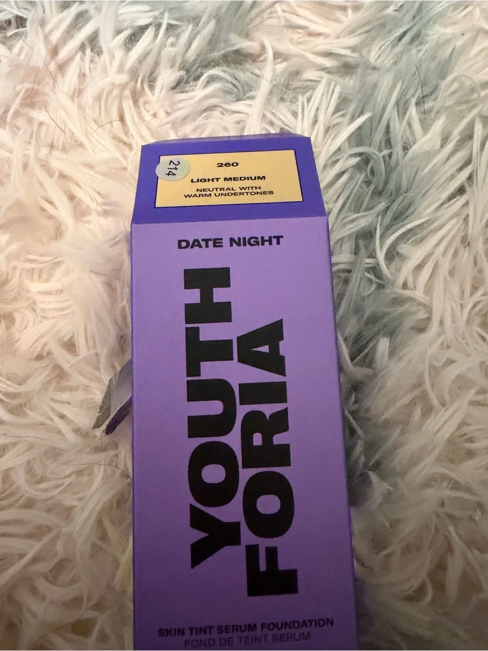 Date Night Skin Tint Serum Foundation - Light Medium (260) - Purple